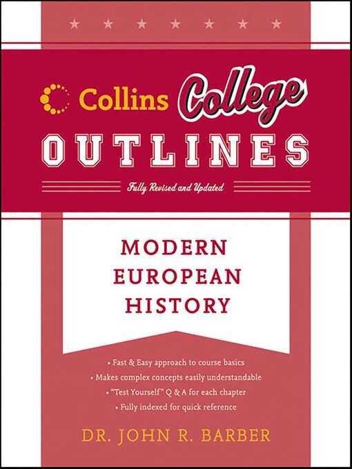 Title details for Modern European History by John R. Barber - Available